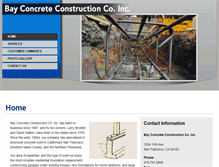 Tablet Screenshot of bayconcretesf.com
